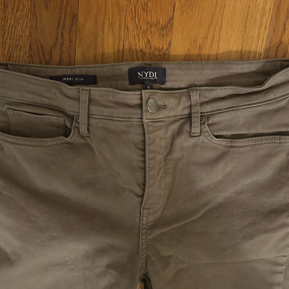 NYDJ Tan Slim-fit Pants